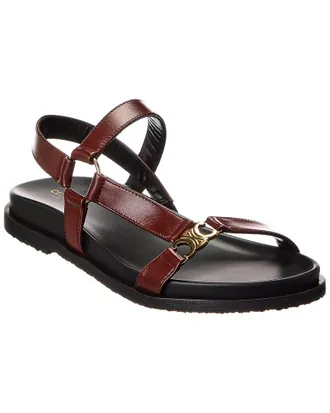 Celine Celine Maud Triomphe Leather Sandal