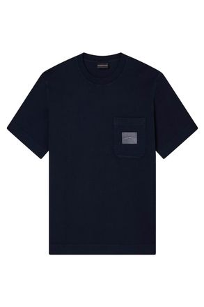 Emporio Armani POCKET DETAIL T SHIRT Size: S, colour: BLACK