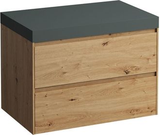 Laufen Lani Encimera De Lavabo Gris Tr&aacute;fico Incl. Mueble Bajo - Laufen