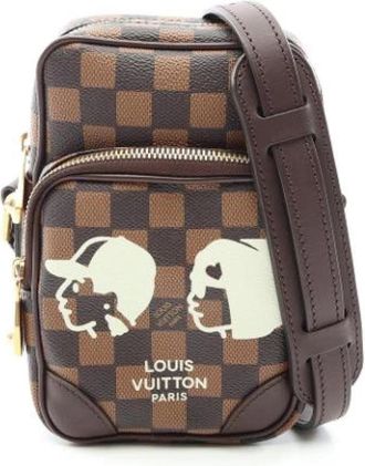 Louis Vuitton Pre-owned Cross Body Bag - Dames - Vintage Schoudertas - Bruin - ONE Size - Leer - Vintage