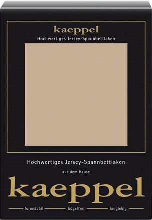 Kaeppel Spannbettlaken »Single Jersey Mako Elasthan« aus 97% Baumwolle und 3% Elasthan