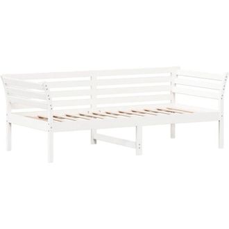 vidaXL Day Bed without Mattress White 90x190 cm Single Solid Wood Pine vidaXL