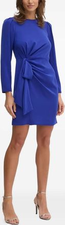DKNY Abito corto con maniche a palloncino - Blu