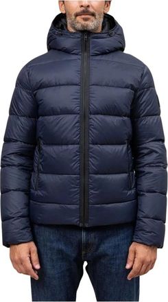 Fay Double Front Down Jacket - Heren - Gewatteerde jassen - Blauw - XL - Polyester - Jassen