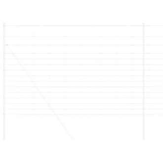 Berkfield Home Modern Field Fence 1.6x50 m Galvanised Steel in Silver