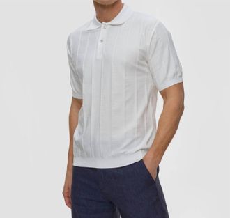 Paul & Shark Cotton Polo Shirt In White