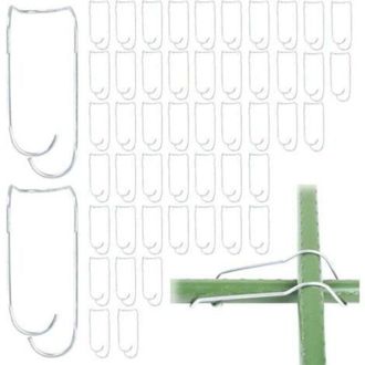 OEM Paquete De 50 Eslingas De Conexi&oacute;n Para Enrejados De Plantas - Eslingas De Conexi&oacute;n De Acero Para Jard&iacute;n, Plantas Trepadoras E Invernadero (20 Mm)