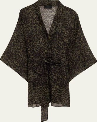 Nili Lotan Kima Silk Kimono