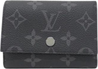Louis Vuitton Pre-owned Wallets, male, Black, Size: ONE SIZE Pre-owned Vintage Card Wallet
