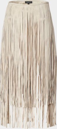 Rag & Bone Jasmine Suede Fringe Skirt
