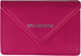 Balenciaga Pink Leather Wallet (Tri-Fold) (Pre-Owned)
