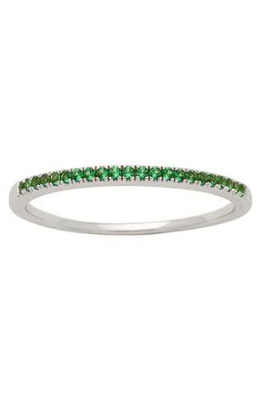Made by Mary Birthstone Stacking Ring in Silver at Nordstrom, Size 6