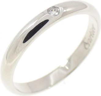 Cartier Silver Platinum 950 Wedding Ring (Pre-Owned)