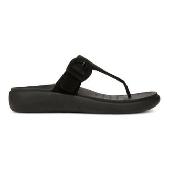 Vionic Womens Activate Rx Sandals In Black Suede