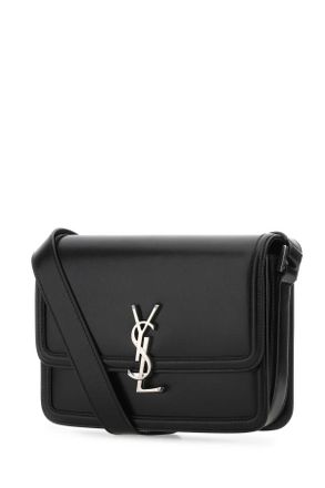 Saint Laurent 7110390sx0e 1000 Black Calf Skin Borse A Tracolla Bag