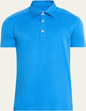 Kiton Mens Cotton Polo Shirt