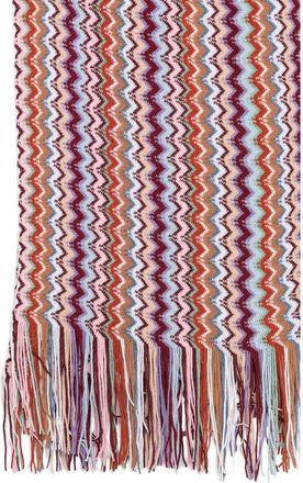 Missoni Multicolor Chevron Pattern Scarf