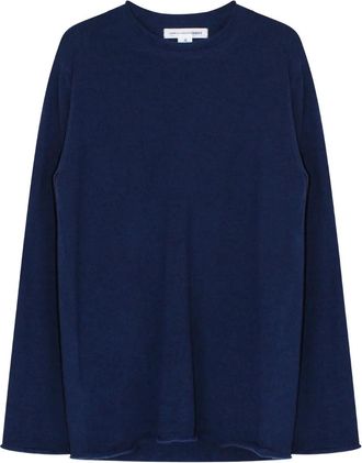 Comme Des Gar&ccedil;ons Maglione con risvolto - Blu