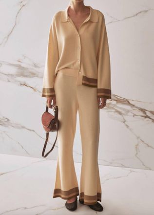 SANCIA Florida Knit Pants In Sycamore Stripe