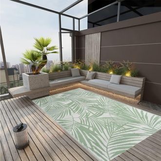 vidaXL Alfombra De Exterior Arakil Verde 190x290 Cm Pp Vidaxl