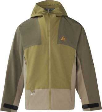 Nike Mens Nike x ACG Splicing Long Sleeves Hooded Jacket Autumn Olive Green DR5265-378