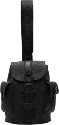Louis Vuitton Pre-owned Christopher XS Cross Body Bag - Dames - Vintage Schoudertas - Zwart - ONE Size - Leer - Vintage