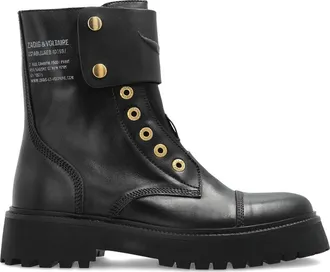 Zadig&Voltaire Leather Biker Boots