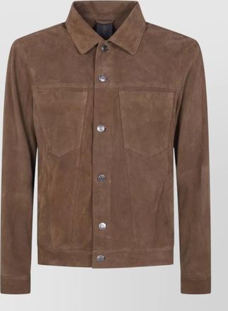 Giorgio Brato leather shirt jacket