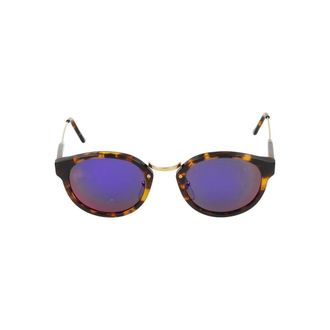 Retro Superfuture Sunglasses, unisex, Brown, Size: 47 MM Panama Infrared