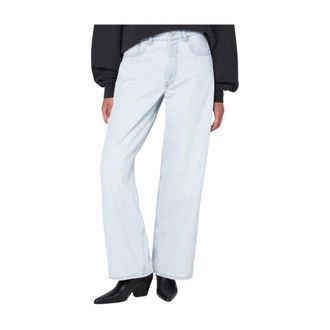 Anine Bing Straight Jeans, female, Blue, Size: W28 Boyfriend Jeans