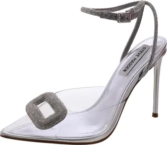 Steve Madden Vienna Pump Clear VIEN04S1-CLR Womens