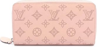 Louis Vuitton Portafoglio in pelle Mahina con zip e monogramma 2018 - Rosa