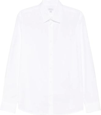 Sunspel Oxford overhemd - Wit