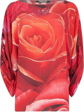 Roberto Cavalli Donna, Top, Rosso, M, new