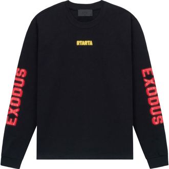 Rta Lawrence Exodus Long Sleeve Graphic T-Shirt in Black Exodus at Nordstrom, Size Xxx-Large