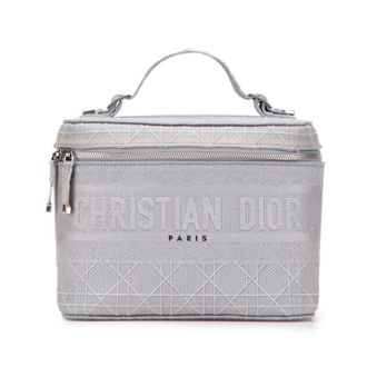 Dior Pre-owned Dior Canvas Cannage Diortravel Vanity Case Ladies 50-MA.1220