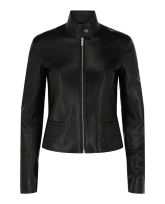Ferragamo Leather Biker Jacket