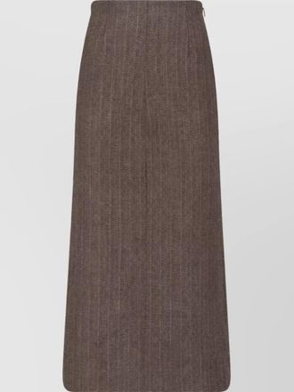 Maison Margiela wool midi pencil skirt