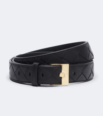 Bottega Veneta Intrecciato leather belt