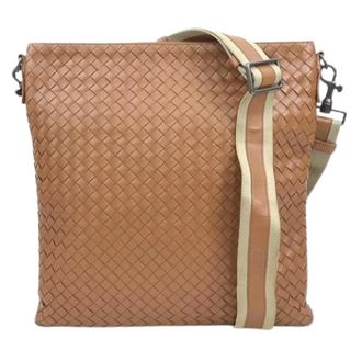 Bottega Veneta Pre-owned Cross Body Bags, unisex, Brown, Size: ONE SIZE Pre-owned Fabric Shoulder Bag