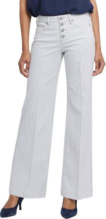 NYDJ Teresa Palencia Stripe Wide Leg Jean