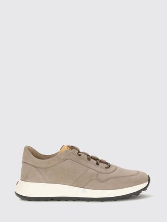 Tod's Red Dot Suede Calfskin Slip-On Sneakers with Elastic Laces