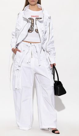 Dsquared2 T-shirt With Logo, Womens, White