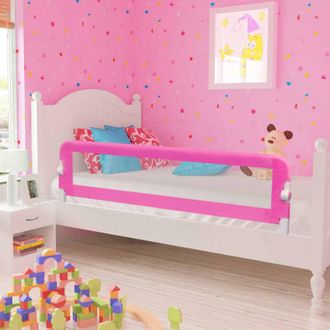 vidaXL Vidaxl - Sponde Letto per la Sicurezza dei Bambini 2 pz Rosa 150x42 cm