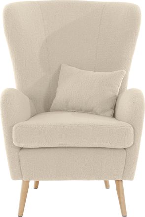 HOME AFFAIRE Sessel »Sallito, TV-Sessel, Ohrensessel mit« Hocker, in vielen Bezugsqualitäten, auch in Samtcord