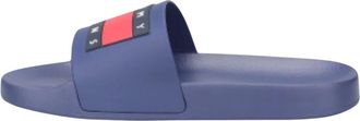 Tommy Hilfiger Blauwe Flag Pool Slide Sandalen - Dames - Sandalen - Blauw - 38 EU - Schoenen