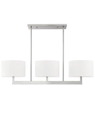 Livex Lighting Hayworth 3 Light Bn Linear Chandelier