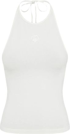 Marine Serre Logo Halter Top