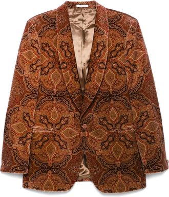 Fursac single-breasted blazer - Brown