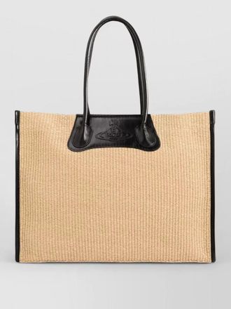 Vivienne Westwood beach tote bag dual handles design